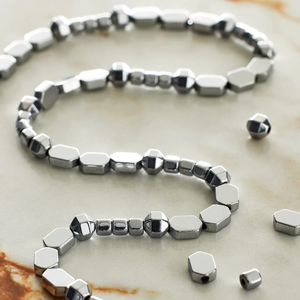 Hot Sale 💯 Silver Hematite Mix Beads by Bead Landing™ 🔥 4 Hot Sale 💯 Silver Hematite Mix Beads by Bead Landing™ 🔥 - Image 2