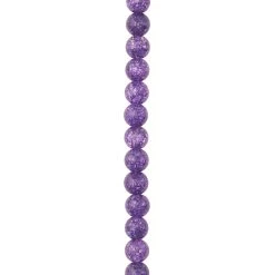Budget 🥰 Purple Crackled Quartz Round Beads, 6mm by Bead Landing™ 🔥