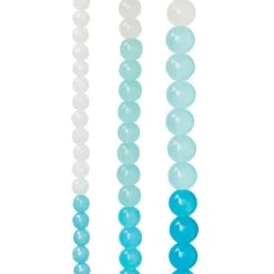 Wholesale 👍 Aqua Ombre Glass Round Beads by Bead Landing™ 🔔