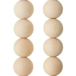 Hot Sale 🛒 Raw Pine Wood Round Beads, 25mm by Bead Landing™ 🥰