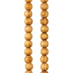Promo ❤️ Natural Pine Wood Round Beads, 10mm by Bead Landing™ 🥰