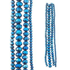 Flash Sale 🔥 Sapphire Aurora Borealis Faceted Glass Round Beads by Bead Landing™ 🛒