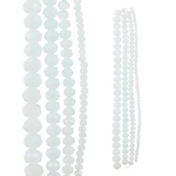 Promo 🎁 Light Aqua Faceted Glass Round Beads by Bead Landing™ 🛒