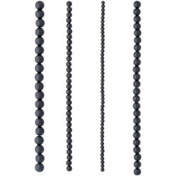Deals 👍 Black Matte Glass Pearl Round Beads by Bead Landing™ 🤩 -Deals Bead Landing Store 10594110 30