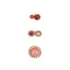 New 🔔 Charmalong™ Pink & Gold Round Stone Slider Charms by Bead Landing™ 😍 -Deals Bead Landing Store 10600109 2