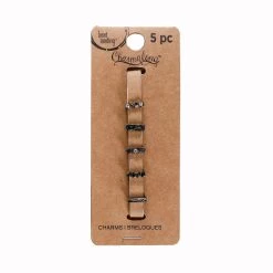 Discount ๐ฅ 12 Packs: 5 ct. (60 total) Charmalong™ Hematite Spacer Slider Charms by Bead Landing™ ๐