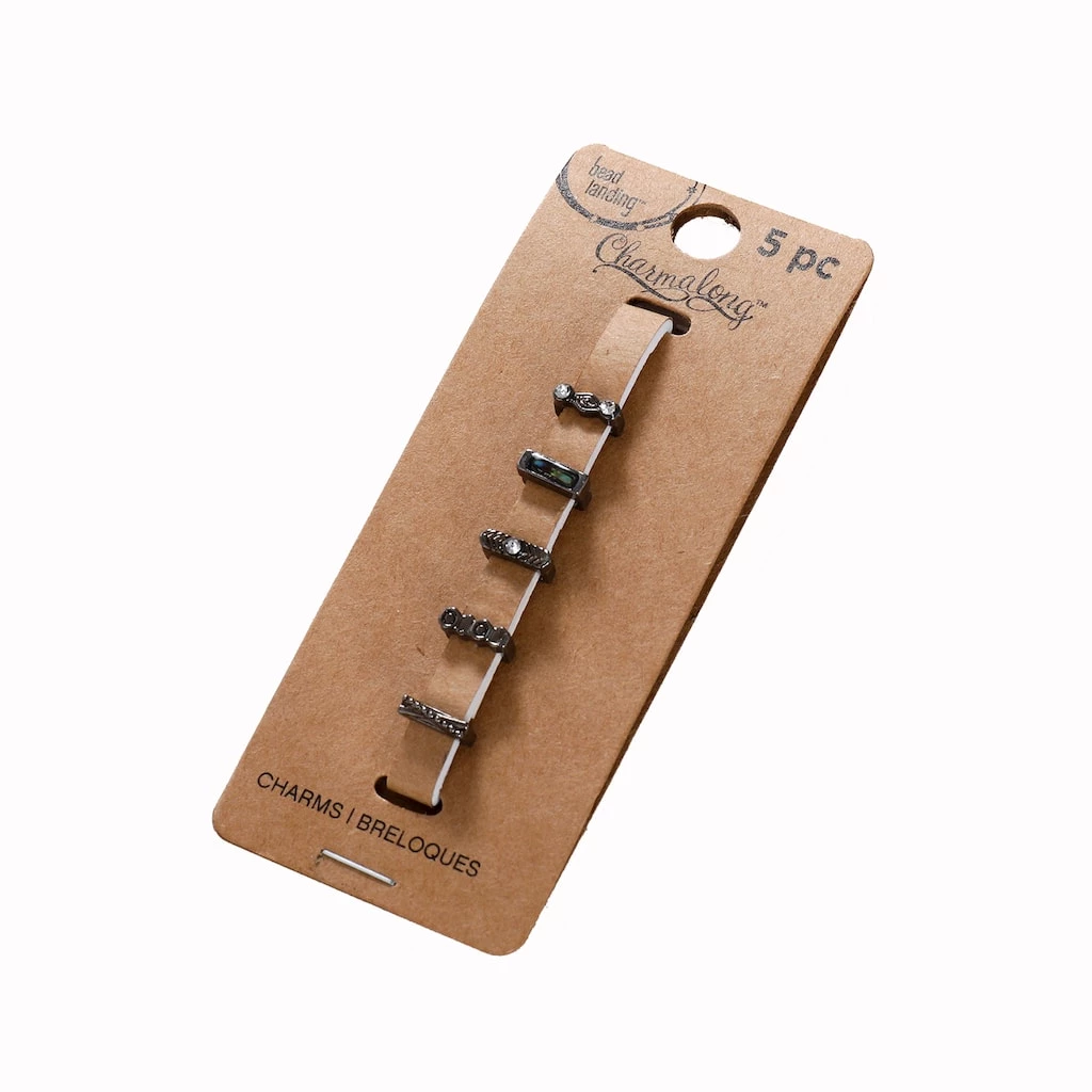 Best Sale 🎁 Charmalong™ Hematite Spacer Slider Charms by Bead Landing™ 😍 4 Best Sale 🎁 Charmalong™ Hematite Spacer Slider Charms by Bead Landing™ 😍 - Image 2