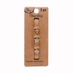 Deals 😀 Charmalong™ Gold Cross, Star & Diamond Dangle Slider Charms by Bead Landing™ 🔔
