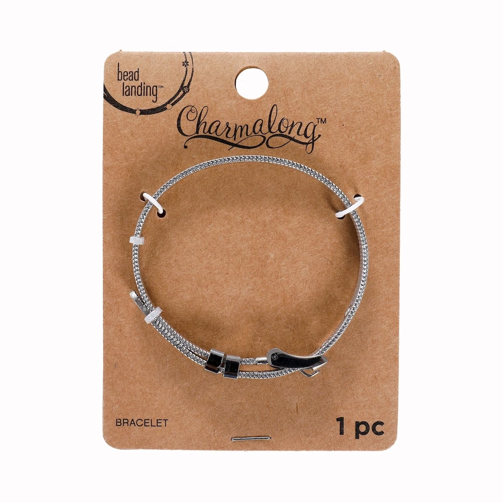 Brand new β Charmalong™ Silver Slider Bracelet by Bead Landing™ π 3 Brand new β Charmalong™ Silver Slider Bracelet by Bead Landing™ π