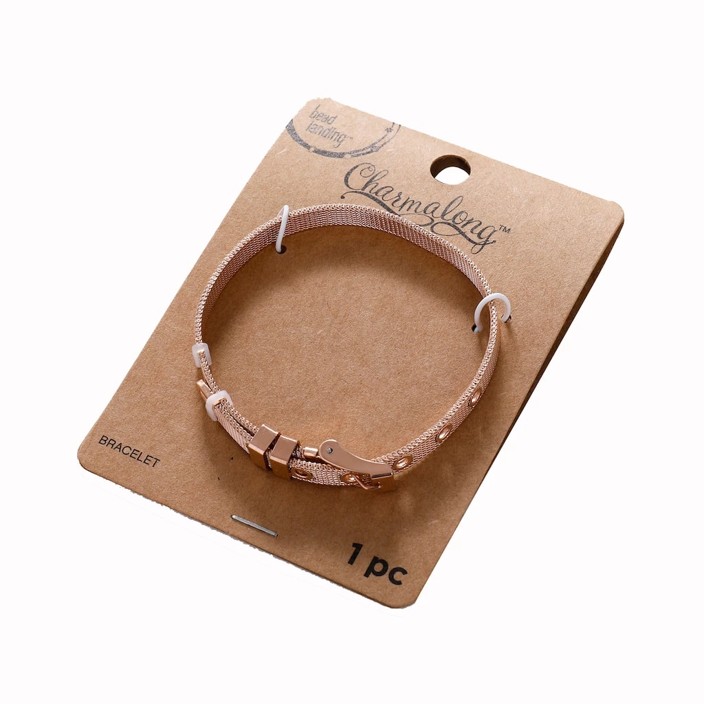 Deals 🥰 Charmalong™ Rose Gold Slider Bracelet by Bead Landing™ 😀 4 Deals 🥰 Charmalong™ Rose Gold Slider Bracelet by Bead Landing™ 😀 - Image 2