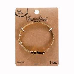 Promo ๐ Charmalong™ Gold Slider Bracelet by Bead Landing™ ๐งจ