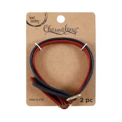 Deals 👏 Charmalong™ Red & Black Slider Bracelets by Bead Landing™ 🌟