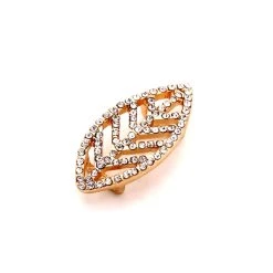 Cheap ❤️ Charmalong™ Gold Crystal Leaf Slider Charm by Bead Landing™ 🛒