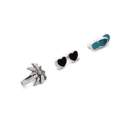 Deals 😀 Charmalong™ Rhodium Beach Theme Slider Charms by Bead Landing™ 🔥
