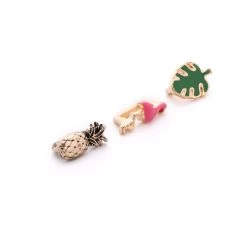 Flash Sale 🔔 Charmalong™ Gold Pineapple, Flamingo and Leaf Slider Charms by Bead Landing™ ❤️