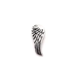 Best Pirce 🤩 Charmalong™ Rhodium Big Wing Slider Charm by Bead Landing™ 🥰 -Deals Bead Landing Store 10600184 2 1