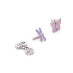 Cheapest 🎉 Charmalong™ Rhodium Butterfly & Dragonfly Slider Charms by Bead Landing™ 🔔