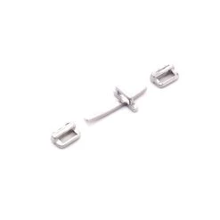 Buy 👍 Charmalong™ Rhodium Cross with Spacers Slider Charm by Bead Landing™ 🔔 -Deals Bead Landing Store 10600189 8