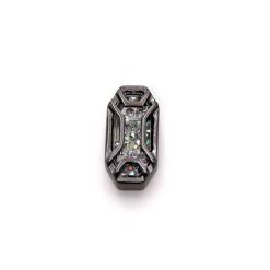 Cheapest 🤩 Charmalong™ Silver with Gems AB Octagon Slider Charm by Bead Landing™ ⌛ -Deals Bead Landing Store 10600218 6