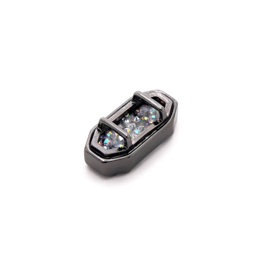 Discount 🎁 12 Pack: Charmalong™ Silver with Gems AB Octagon Slider Charm by Bead Landing™ ❤️ 7 Discount 🎁 12 Pack: Charmalong™ Silver with Gems AB Octagon Slider Charm by Bead Landing™ ❤️ - Image 5