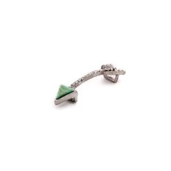 Hot Sale 🤩 Charmalong™ Turquoise Rhodium Arrow Slider Charm by Bead Landing™ 🎁 -Deals Bead Landing Store 10600219 10