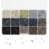 Deals 🤩 Black & Silver Mix Glass Seed Beads by Bead Landing® 👍 -Deals Bead Landing Store 10627308 30