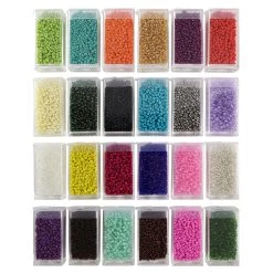 Coupon ✔️ Assorted Glass Seed Beads by Bead Landing® 😀