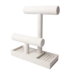 Best Sale 😀 11" White Double Bracelet Bar Stand by Bead Landing™ 🎉 -Deals Bead Landing Store 10627645 2