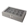 New 🎁 Gray Jewelry Storage Box with Glass Lid by Bead Landing™ ✨