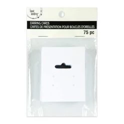 Best deal 👏 12 Packs: 75 ct. (900 total) White Paper Earring Cards by Bead Landing™ ✨