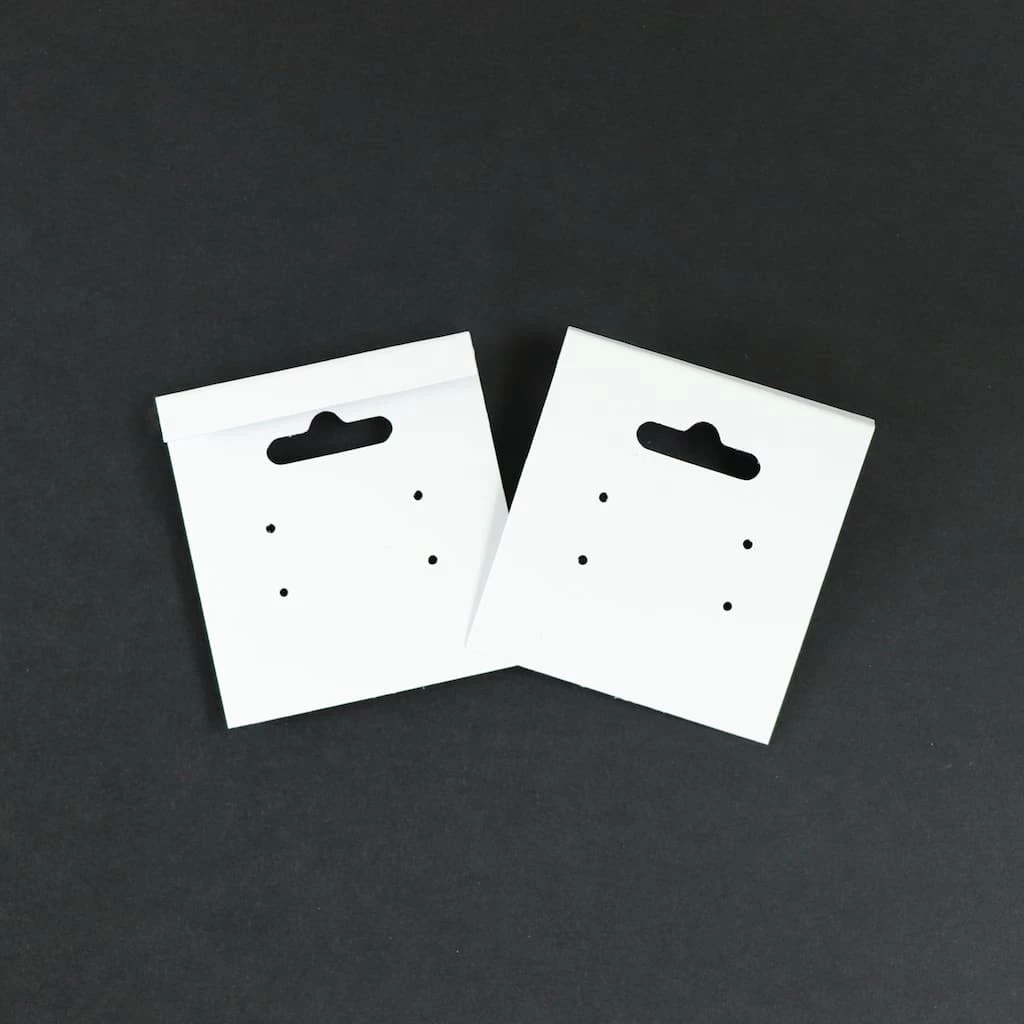 Best deal 👏 12 Packs: 75 ct. (900 total) White Paper Earring Cards by Bead Landing™ ✨ 5 Best deal 👏 12 Packs: 75 ct. (900 total) White Paper Earring Cards by Bead Landing™ ✨ - Image 3