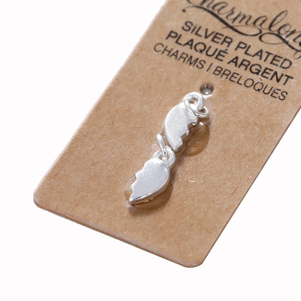 Cheapest 💯 Charmalong™ Silver Plated Half Heart Charms by Bead Landing™ ❤️ 5 Cheapest 💯 Charmalong™ Silver Plated Half Heart Charms by Bead Landing™ ❤️ - Image 3