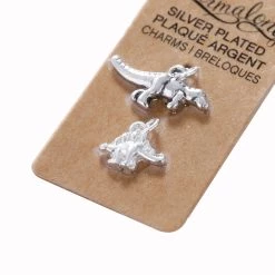 Deals 👍 Charmalong™ Silver Plated Dinosaur Charms by Bead Landing™ 🔔 -Deals Bead Landing Store 10628382 3