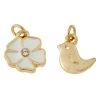 Best deal 🛒 Charmalong™ 14k Gold Plated White Flower & Bird by Bead Landing™ ✨ 2 Best deal 🛒 Charmalong™ 14k Gold Plated White Flower & Bird by Bead Landing™ ✨ -Deals Bead Landing Store 10628391 30