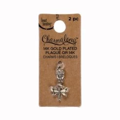 Best Sale 😉 Charmalong™ 14k Gold Plated Owl & Dragonfly Charms by Bead Landing™ 🎁 7 Best Sale 😉 Charmalong™ 14k Gold Plated Owl & Dragonfly Charms by Bead Landing™ 🎁 -Deals Bead Landing Store 10628392 1