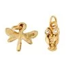 Best Sale 😉 Charmalong™ 14k Gold Plated Owl & Dragonfly Charms by Bead Landing™ 🎁 -Deals Bead Landing Store 10628392 30