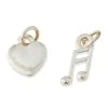 Deals 🎁 Charmalong™ Silver-Plated Musical Note & Heart by Bead Landing™ 😍 -Deals Bead Landing Store 10628399 30