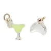 Wholesale 🤩 Charmalong™ Silver-Plated Taco & Margarita Glass Charms by Bead Landing™ 🛒