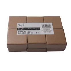 Brand new 🧨 12 Packs: 6 ct. (72 total) Kraft Ring Boxes by Bead Landing™ 🌟