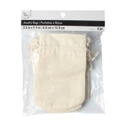 Buy ✨ 12 Packs: 8 ct. (96 total) 5.5" Muslin Jewelry Bag by Bead Landing™ 💯 7 Buy ✨ 12 Packs: 8 ct. (96 total) 5.5" Muslin Jewelry Bag by Bead Landing™ 💯 -Deals Bead Landing Store 10628964 2 1