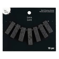 Cheap ✨ Lava Rectangular Beads by Bead Landing™ 🤩