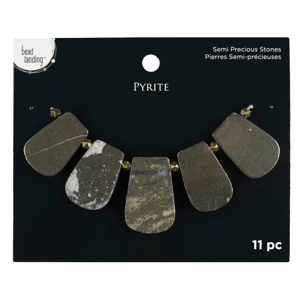 Hot Sale ✔️ 6 Pack: Pyrite Rounded Trapezoid Beads by Bead Landing™ 👏 3 Hot Sale ✔️ 6 Pack: Pyrite Rounded Trapezoid Beads by Bead Landing™ 👏