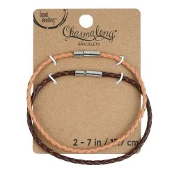 Outlet ✔️ Charmalong™ Tan & Brown Bracelets by Bead Landing™ 🤩