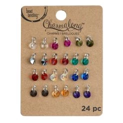 Top 10 🧨 12 Packs: 24 ct. (288 total) Charmalong™ Multicolor Round Glass Charms by Bead Landing™ 😉
