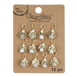 Cheapest 🛒 Charmalong™ Gold Angel Charms by Bead Landing™ ✨