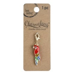 Budget 🔥 Charmalong™ Rhodium Parrot Charm by Bead Landing™ 😍 -Deals Bead Landing Store 10630854 1