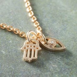 Deals 🤩 Charmalong™ 14K Gold Hamsa & Eye Charms by Bead Landing™ 🤩 -Deals Bead Landing Store 10630864 20