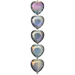 Cheapest 🥰 Light Purple Novelty Silverite Glass Heart Beads by Bead Landing®, 22mm 😉 -Deals Bead Landing Store 10631105 30