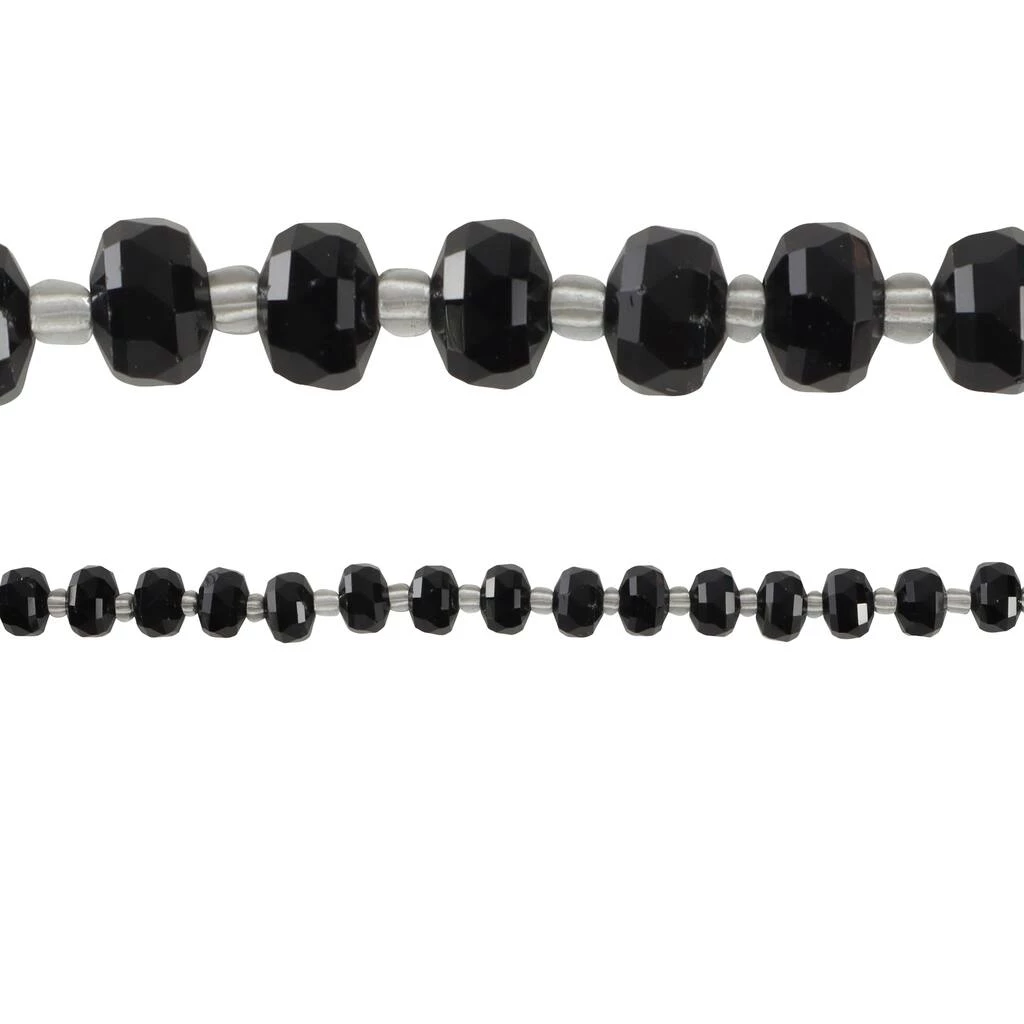 New ⌛ 12 Pack: Black Faceted Glass Rondelle Beads, 8mm by Bead Landing™ 👍 3 New ⌛ 12 Pack: Black Faceted Glass Rondelle Beads, 8mm by Bead Landing™ 👍