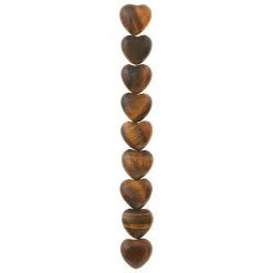 Best Pirce 👏 Brown Tiger's Eye Heart Semi-Precious Beads by Bead Landing™, 12mm 🔔 -Deals Bead Landing Store 10631154 30